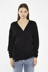 Wrap Cardigan - Black