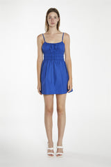 Untramarine Blue Mini Tank Dress