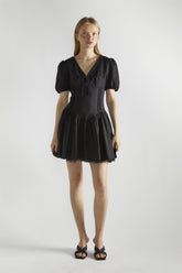 Black Corset Mini-Dress