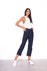 Off White Ribbed Top