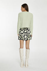 Sage Fluffy-Knit Jumper