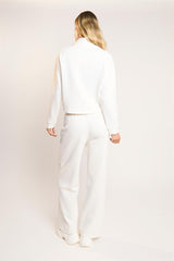 Agon Lounge Off White Wide-Leg Joggers