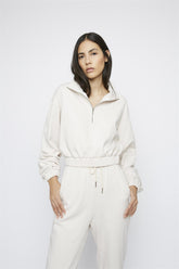 Stone Quarter Zip Sweatshirt