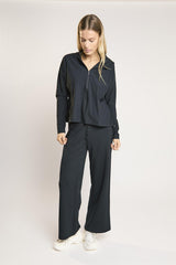 Signature Black Wind-Breaker Jacket.