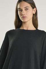Black Oversized Sweatshirt