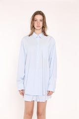 Light-Blue Stripe Classic -Shirt