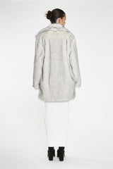 Faux Fur Jacket - Natural