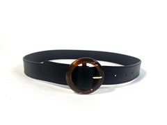 Black Brown Buckle-Belt