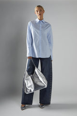 Oversized Shirt - Light Blue