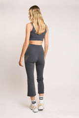 Signature Graphite-Grey Capri Leggings.