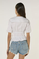 Vintage Blue High Waisted Denim Shorts