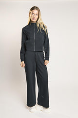 Agon Lounge Black Full-Zip Jacket.