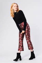 High Neck Crop Top - Black