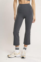 Signature Graphite-Grey Capri Leggings.
