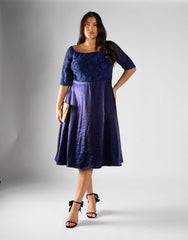 Navy Empire Dress