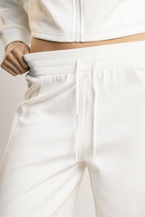 Agon Lounge Off White Wide-Leg Joggers