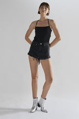 Black Tie Back Bodysuit