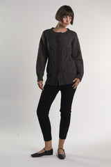 Black Capri-Knit Crop-Leggings