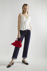 Dark-Indigo Straight-Leg Jeans