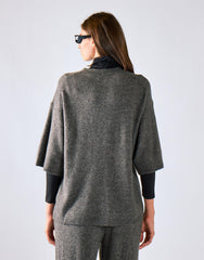Charcoal Knitted Tee