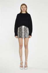 Snake PU Skirt