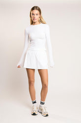 Signature White Long-Sleeve- Top