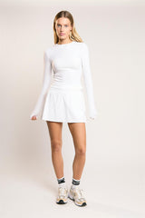 Signature White Long-Sleeve- Top