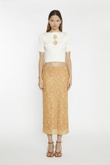 Cut Out Crop Top - Vanilla