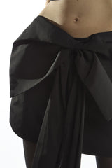 Bow Mini Skirt - Remi Co-ord Black