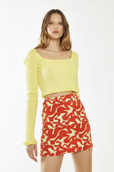 CA0408-BANANA ORANGE SQUIGGLE