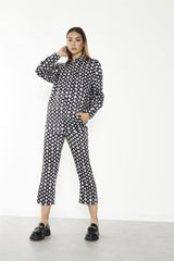 Mono-Geo Flower Classic-Shirt