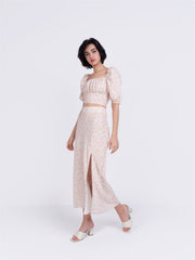 Stone Ditsy Floral Top