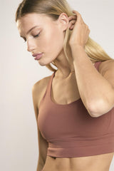 Signature Sienna Cross-Back Crop-Top