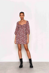 CA0051-BROWN DITSY PRINT