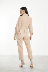 Desert-Bleach Wash Denim-Boilersuit