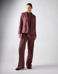 Mauve Tailored Fit Blazer