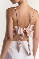 AN1695-WHITE ORANGE STRIPE