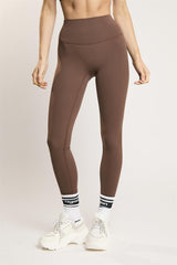 Signature Chestnut Full-Length Leggings.