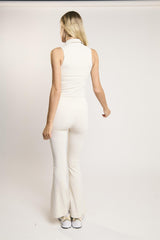 Signature White Flare Leggings