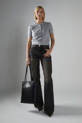 Jeans Wide-Leg Dirty Black