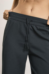 Agon Lounge Black Wide-Leg Joggers.