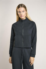 Agon Lounge Black Full-Zip Jacket.