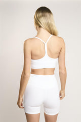 Signature White Seamless Shorts