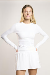 Signature White Long-Sleeve- Top