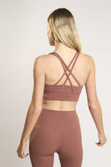 Signature Sienna Cross-Back Crop-Top