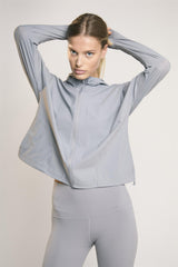 Signature Light Grey Wind-Breaker Jacket