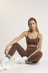 Signature Chestnut Full-Length Leggings.