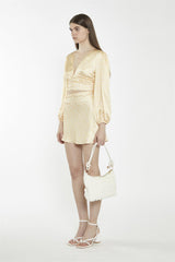 Amber Ditsy Folk Sweetheart Neckline Sleeveless-Top