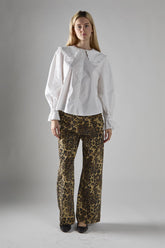 Off-White Statement-Collar Blouse