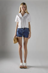 Light Pink Long Sleeve Crop-Cardigan